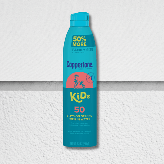 Crème solaire en spray Coppertone Kids FPS 50 Format familial 235 g