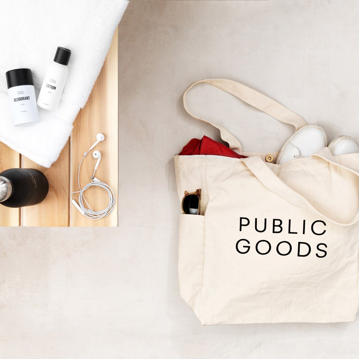 Organic Reusable Cotton Tote Bag Household Public Goods