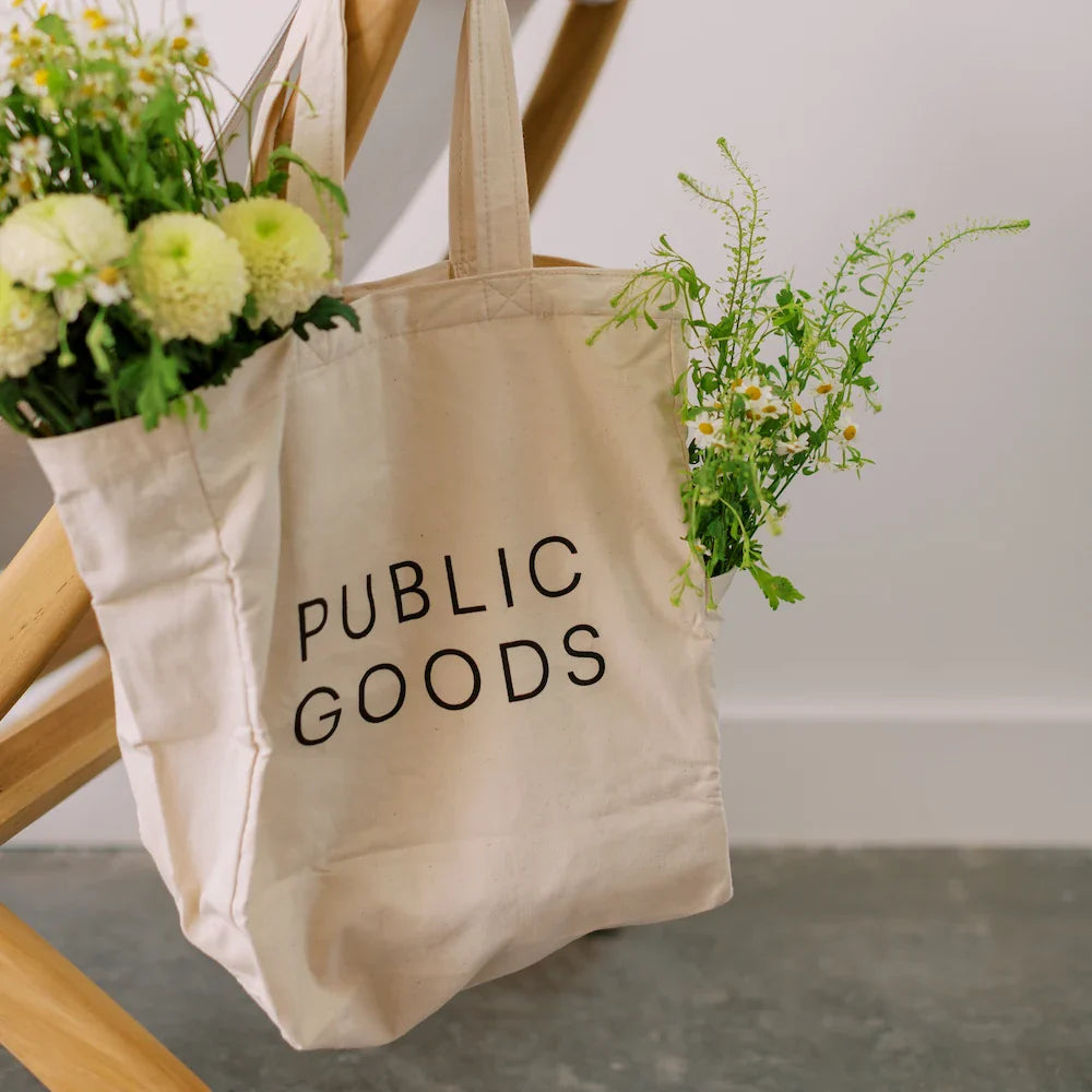 Organic Reusable Cotton Tote Bag Household Public Goods