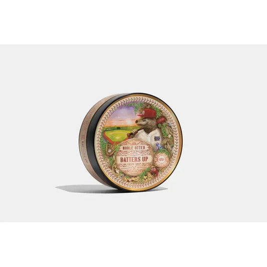 Noble Otter Soap Co. Batters Up Shaving Collection Shaving Set Pasteur Pharmacy Shaving Soap 4 oz