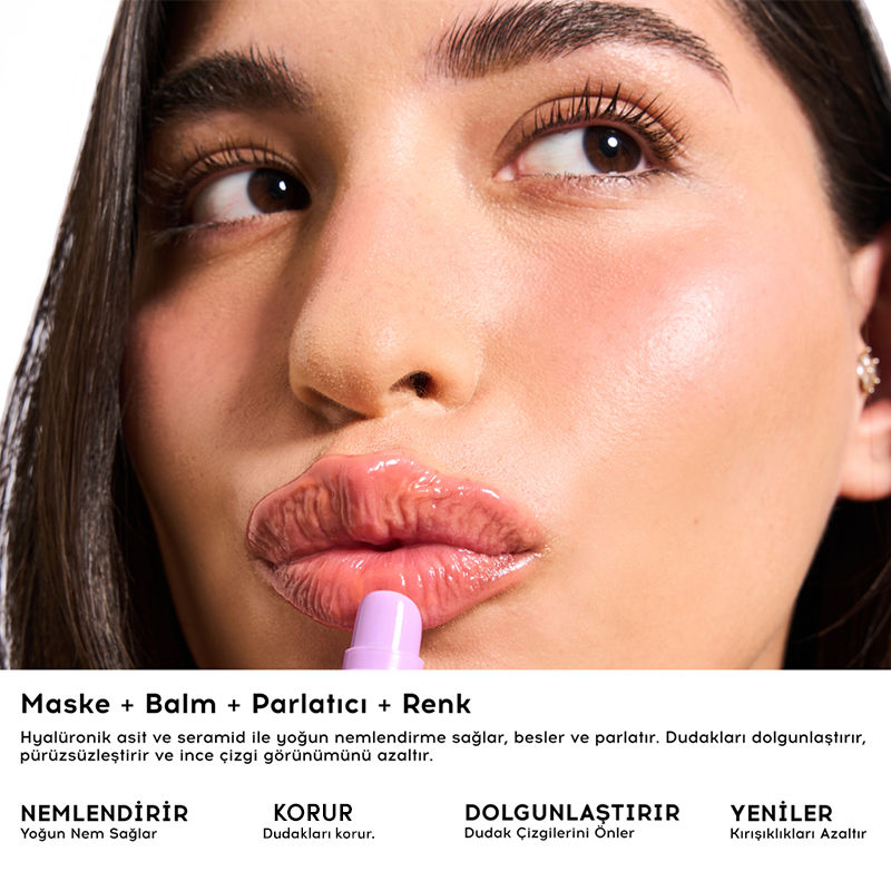 Baume à lèvres 3 en 1 Cream Co. parfum biscuit au sucre, brillant hydratant, 10 ml