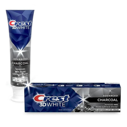 Dentifrice blanchissant au charbon Crest 3D Advanced 107 g