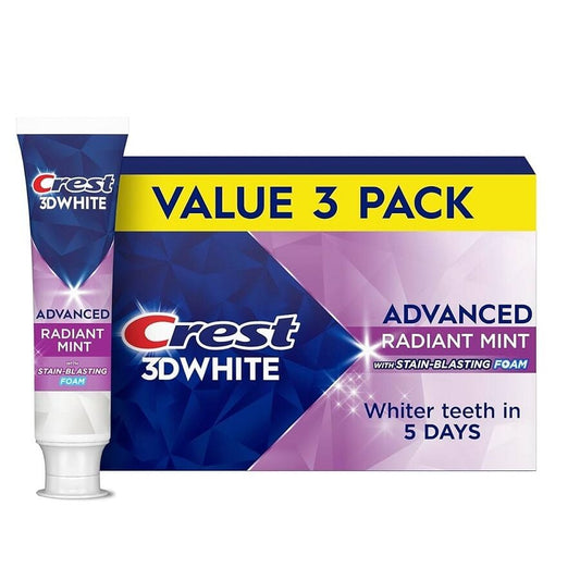 Dentifrice blanchissant Crest 3D White Advanced Radiant Mint 280 g