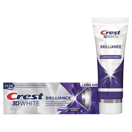 Dentifrice Crest 3D White Brilliance Luminous Purple 130g