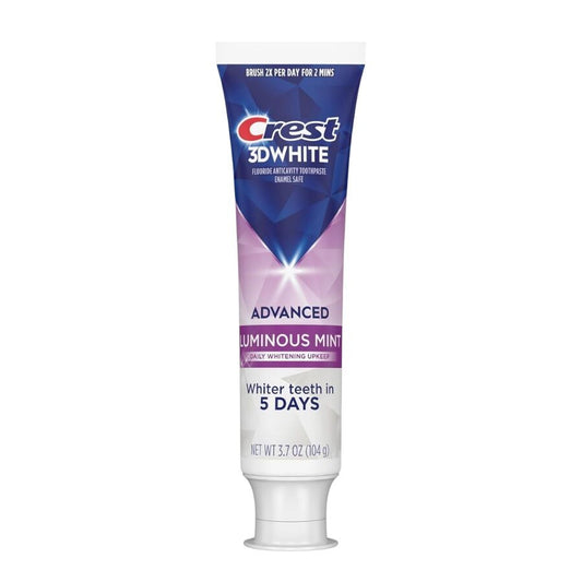 Dentifrice blanchissant Crest 3D White Luminous Mint 104 g