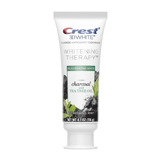 Crest 3D White Whitening Therapy Charbon et Huile d'Arbre à Thé 116g