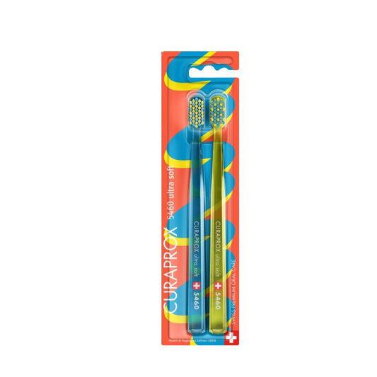 Cepillo de dientes Curaprox CS 5460 Ultra Soft, paquete de 2
