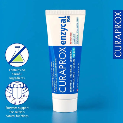 Curaprox Enzycal 950 PPM 75ml Toothpaste