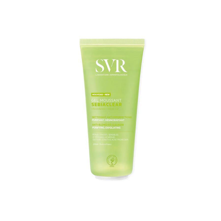 SVR Sebiaclear Gel Moussant 200ml, 6.76 Fl Oz
