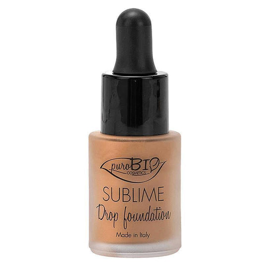 PuroBio Sublime Drop Foundation 02 - Natural Mineral Foundation for Flawless Skin with Antioxidant Benefits
