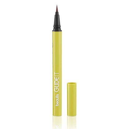 Delineador de ojos Beaulis Glide It 399 Dark Berry - Resistente al agua, sin transferencia, aplicación precisa