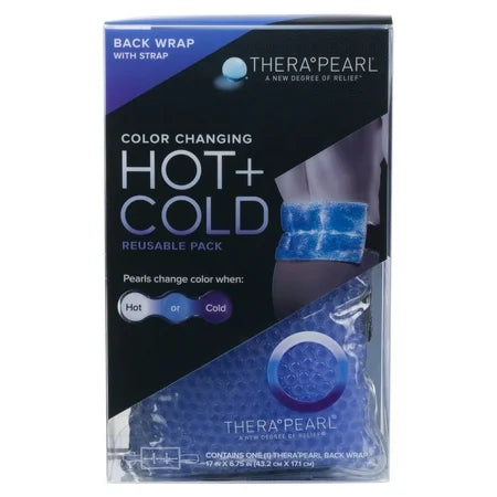 TheraPearl Hot and Cold Back Wrap, 17" x 6.75" Heating Pads Pasteur Pharmacy