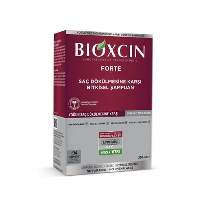 Champú Bioxcin Forte - Combate la caída del cabello | 300 ml