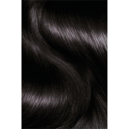 Coloration L'Oréal Paris Excellence Crème 1.01 Noir Profond : 100 % de couverture des cheveux blancs, couleur longue tenue et protection à la kératine