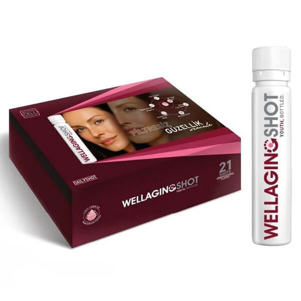 Dailyshot Well-Aging Supplement Shots para una piel radiante, paquete de 21 unidades