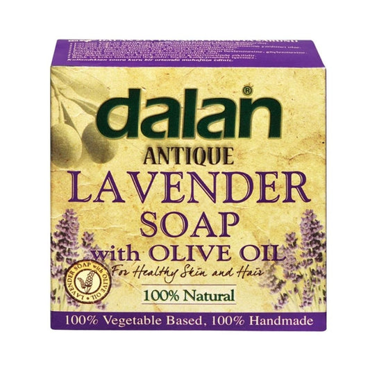 Jabón en barra Dalan Antik de lavanda para una limpieza suave 150g