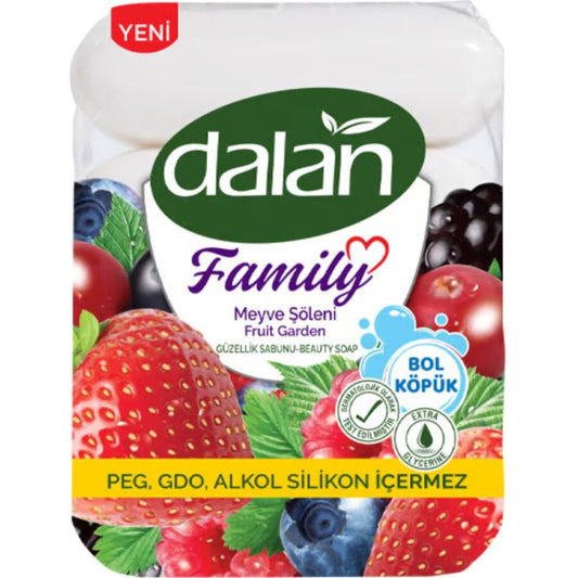 Jabón en barra Dalan Family Fruit Feast aroma fresco 4x75g