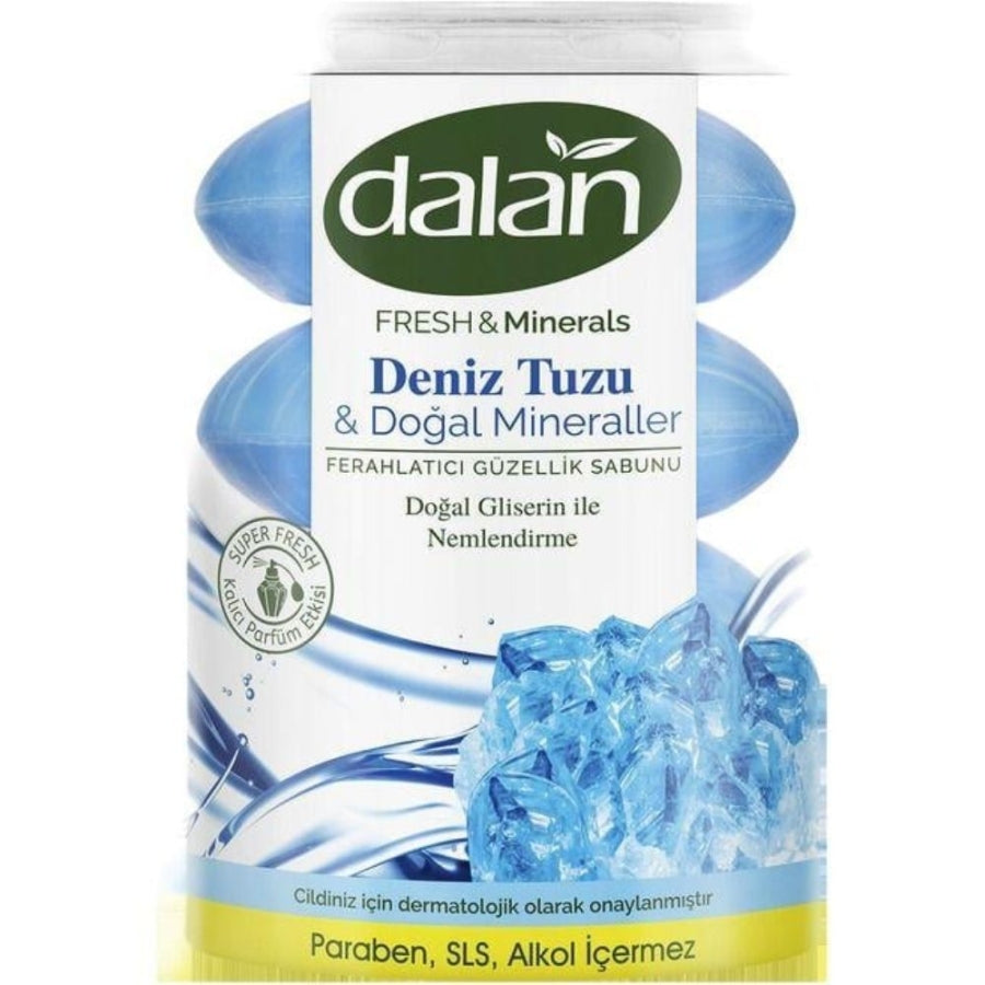 Dalan Fresh & Minerals Sea Salt Soap Bar 4x110g