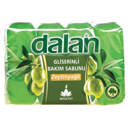 Jabón en barra de glicerina y aceite de oliva Dalan 4x150g