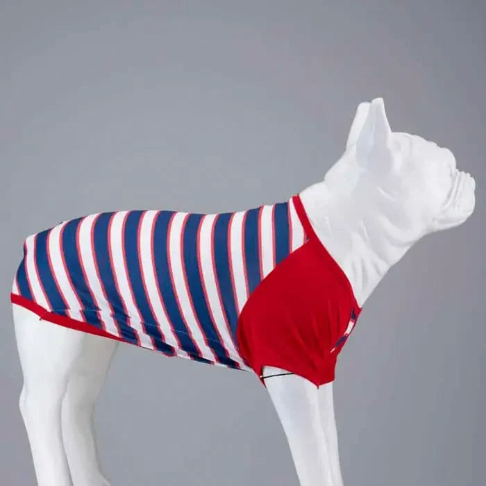 Lindo Double Red Dog T-Shirt Lightweight Pet Apparel