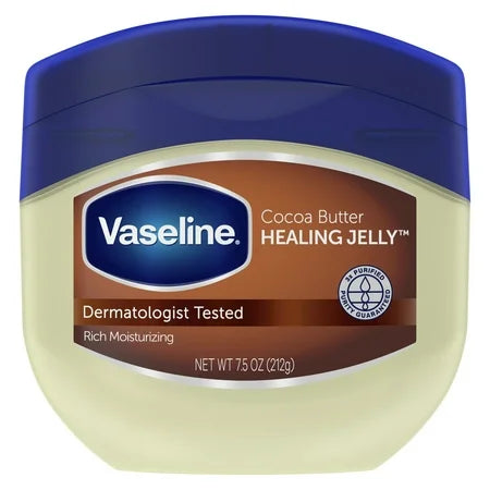 Vaseline Rich Conditioning Petroleum Jelly, Cocoa Butter, 7.5 oz Skin Care Pasteur Pharmacy