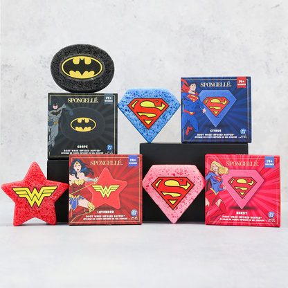 Esponja de baño surtida de superhéroes de DC
