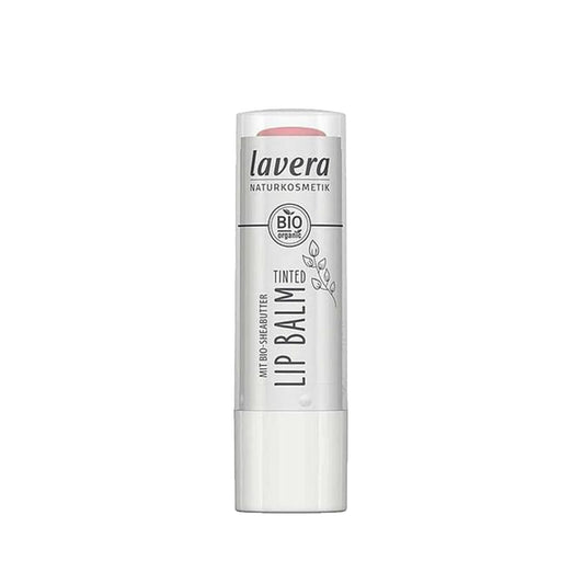 Bálsamo labial con color natural Lavera: cuidado labial orgánico, hidratante y libre de químicos con un toque de color sutil