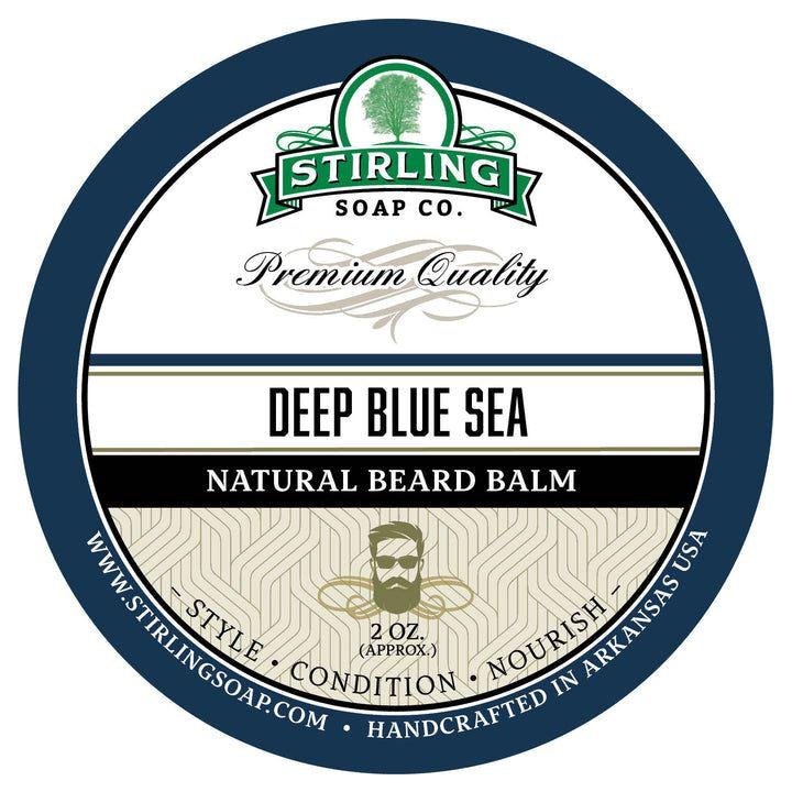 Stirling Soap Co. Deep Blue Sea Natural Beard Balm 2 Oz Beard Balm Pasteur Pharmacy