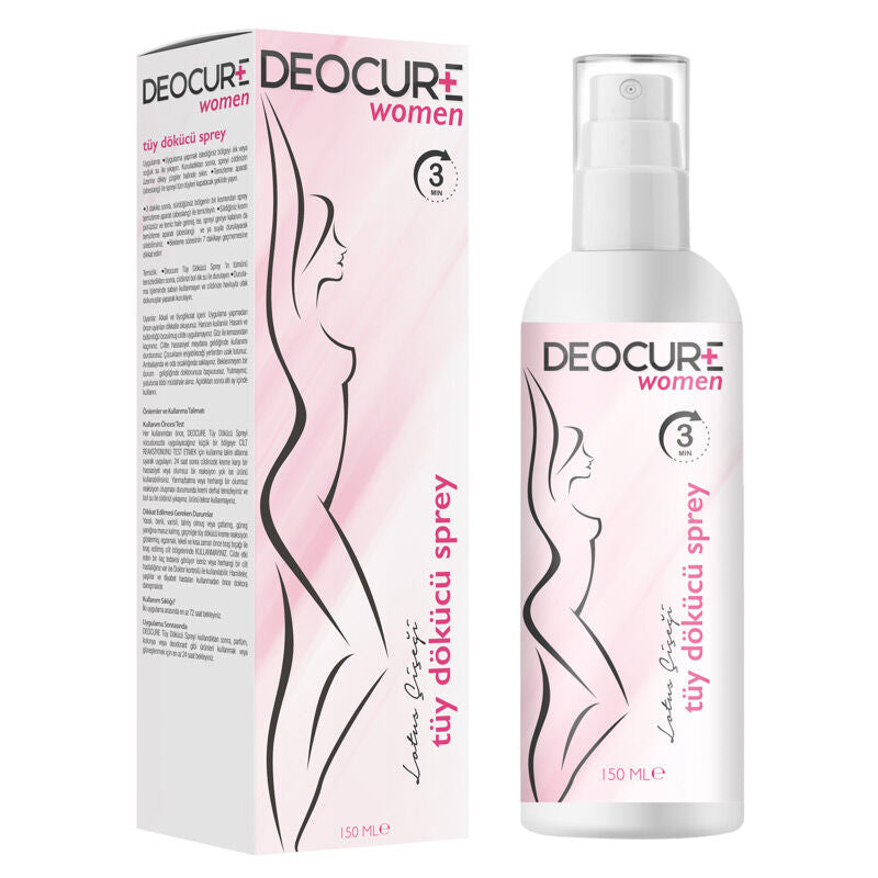 Spray épilatoire pour femmes Fargen Deocure à l'aloe vera 150 ml