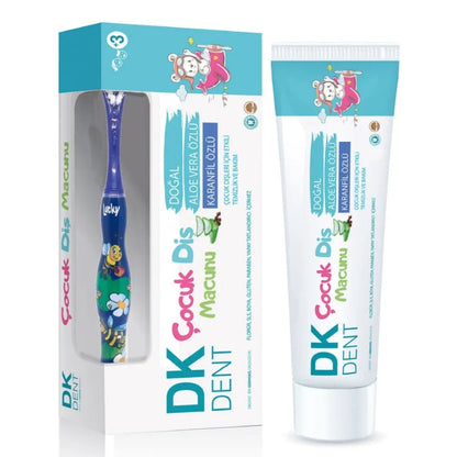 Dentifrice pour enfants Dermokil DK Dent à l'extrait de clou de girofle avec brosse 50 ml