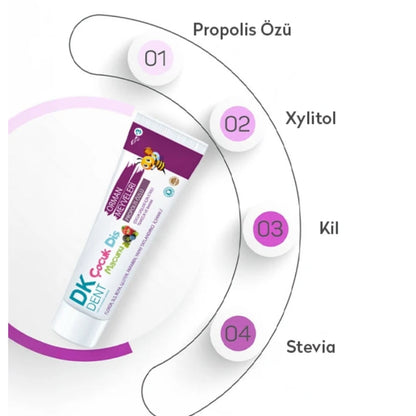 Pasta de dientes infantil Dermokil DK Dent Frutas del Bosque 50 ml