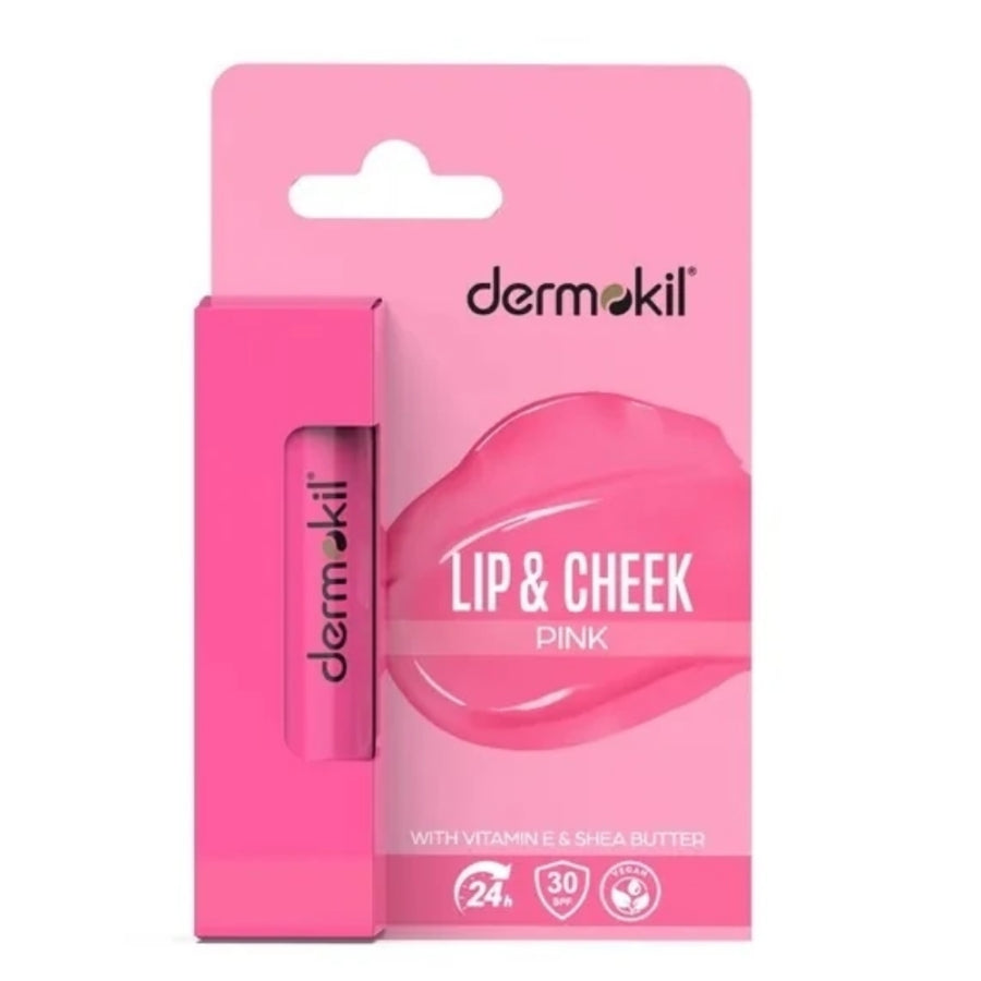 Dermokil Pink Lip and Cheek Tinted Moisturizer SPF 30 15ml