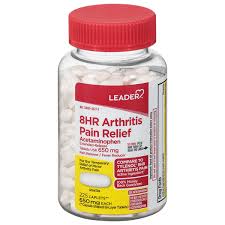 Leader™ 8-Hour Arthritis Pain Relief 650 mg - 50 Extended-Release Caplets Health care Pasteur Pharmacy