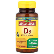 Vitamin D3 Tb 38Mg-50Mcg 100 Vitamin D3 Supplement Pasteur Pharmacy
