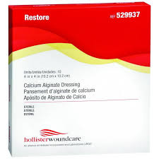 Restore Calcium Alginate Dressing 4"" X 4"" 10-Pack Pet Medical Tape & Bandages Pasteur Pharmacy