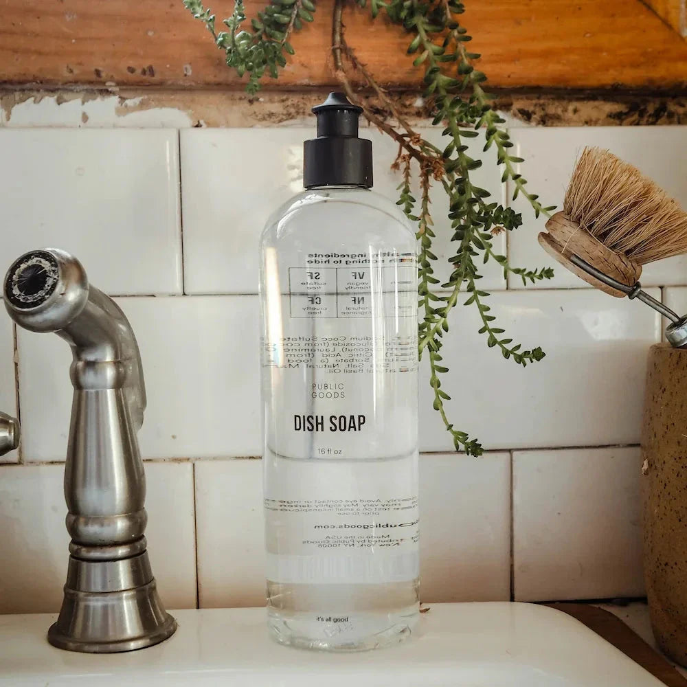 Mandarin Basil Dish Soap Refill Household Public Goods