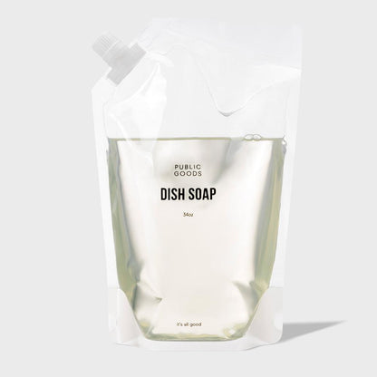Mandarin Basil Dish Soap Household Public Goods 34 fl oz (Refill)