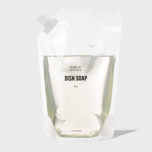 Mandarin Basil Dish Soap Refill Household Public Goods