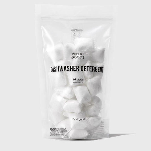Dishwasher Detergent Pods (24 ct) Household Public Goods