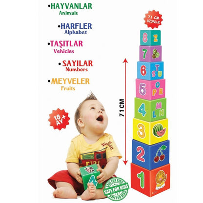 Jeu de tour d'équilibre éducatif Diytoy pour le développement des compétences