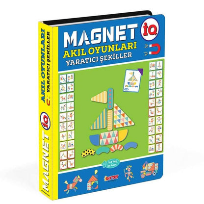 Jeu de puzzle éducatif Diytoy à formes créatives magnétiques 73 pièces