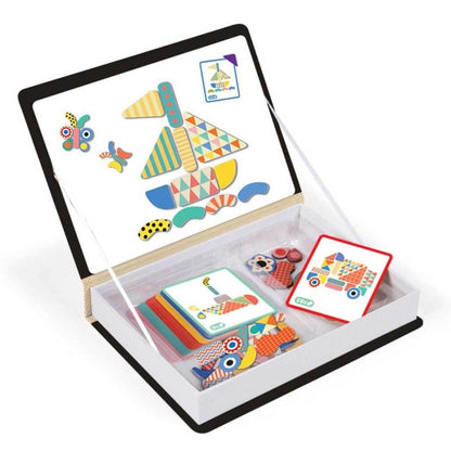 Jeu de puzzle éducatif Diytoy à formes créatives magnétiques 73 pièces