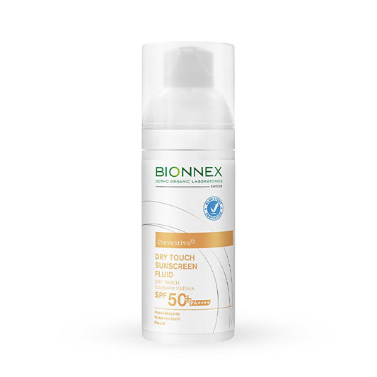 Bionnex Preventiva Dry Touch High Protection Fluid 50+ SPF - High Protection Non-Greasy Sunscreen Fluid for Sensitive Skin