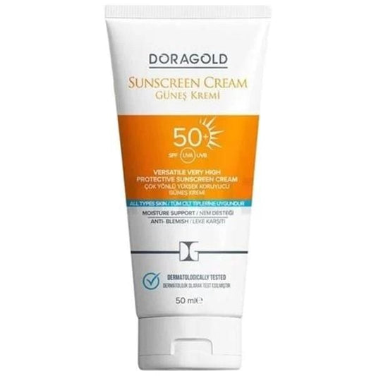 Crème de protection solaire Doragold FPS 50 pour une défense quotidienne 50 ml