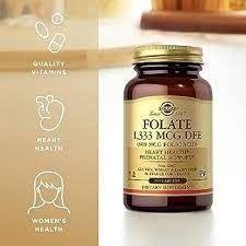 Solgar Folate Folic Acid 800 mcg - 250 Vegetable Capsules Vitamins & Supplements Pasteur Pharmacy