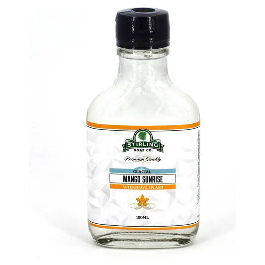 Stirling Soap Co. Mango Sunrise Glacial Shaving Collection Shaving Set Pasteur Pharmacy Aftershave Splash 3.3oz