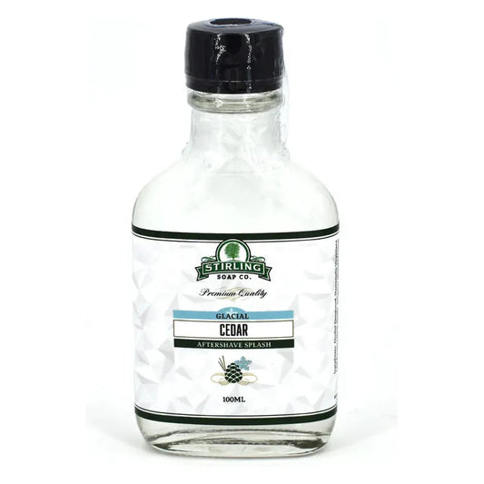 Stirling Soap Co. Cedar Glacial Shaving Collection Shaving Set Pasteur Pharmacy Aftershave 3.3oz