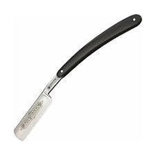 Dovo Best Quality 5/8" Full Hollow Carbon Steel Straight Razor - Black Celluloid Straight Razor Pasteur Pharmacy