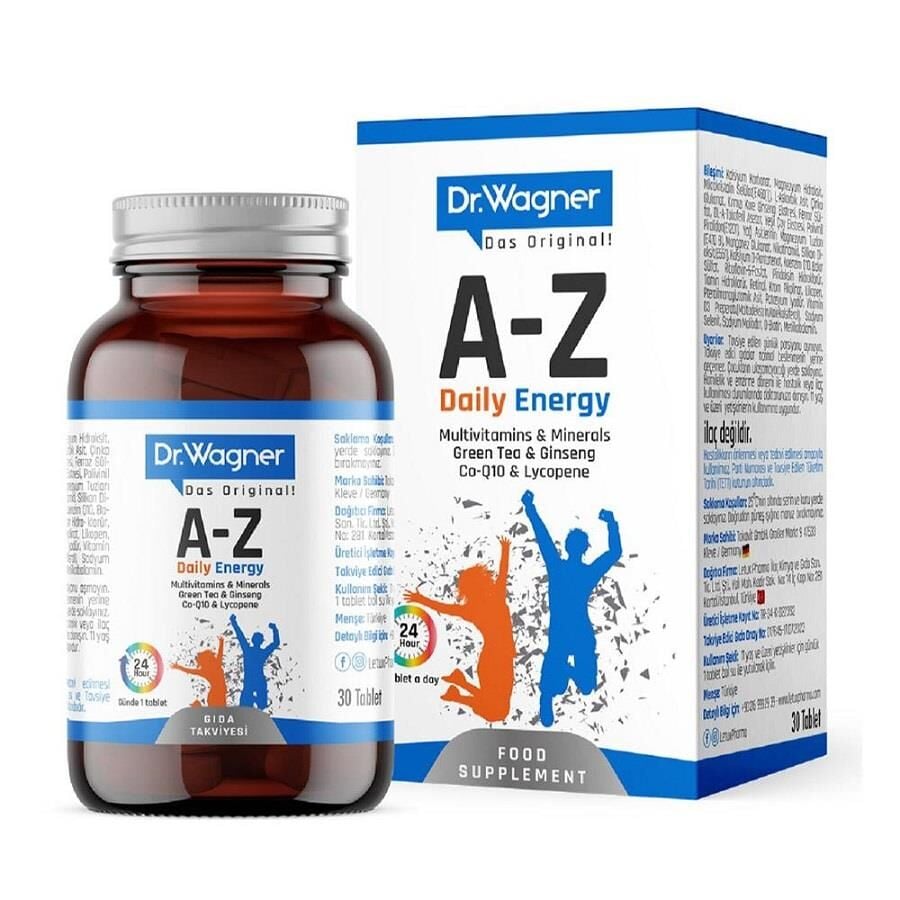 Dr. Wagner A-Z Daily Energy Multivitamin 30 Tablets