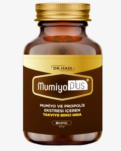 Suplemento dietético Dr. Hadi MumiyoPlus Shilajit, 60 cápsulas